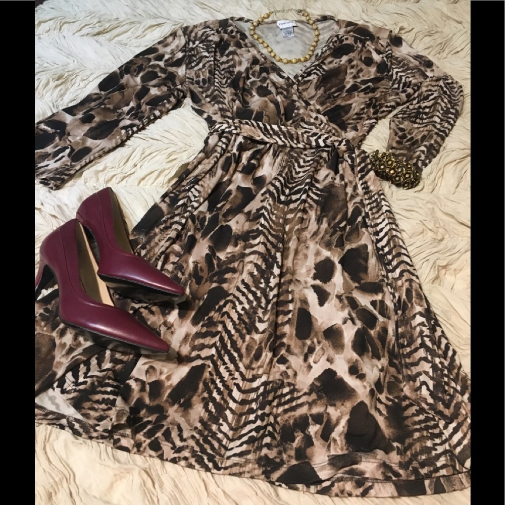 Chico’s faux wrap dress.